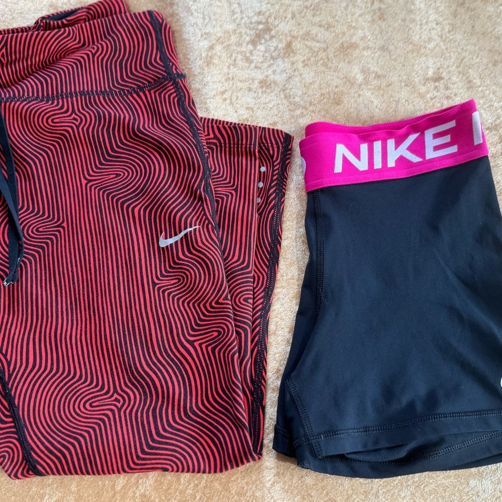 Nike Dri-fit Women’s Leggings And Shorts